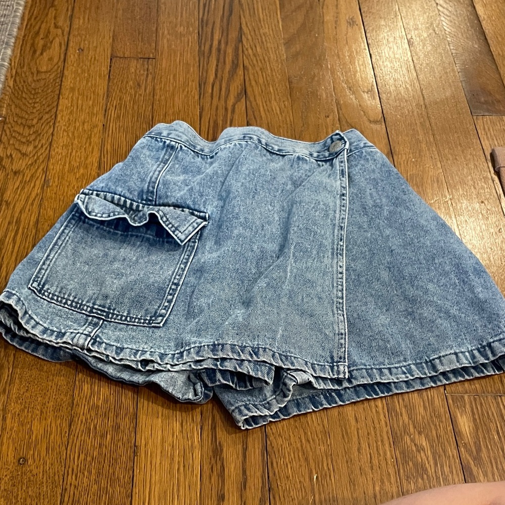 Denim Kid's Skort